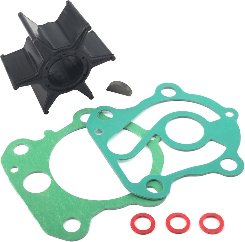 QUICKMARINE 688-44352 Marine Water Pump Impeller Service Kit fits Yamaha 2 Stroke 60-90 HP Boat Outboard Motor Replacement 688-44352-03 Sierra 18-3070 - Image 1